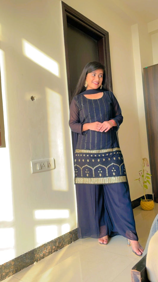 Designer Must Have Black Festive Suit Sets